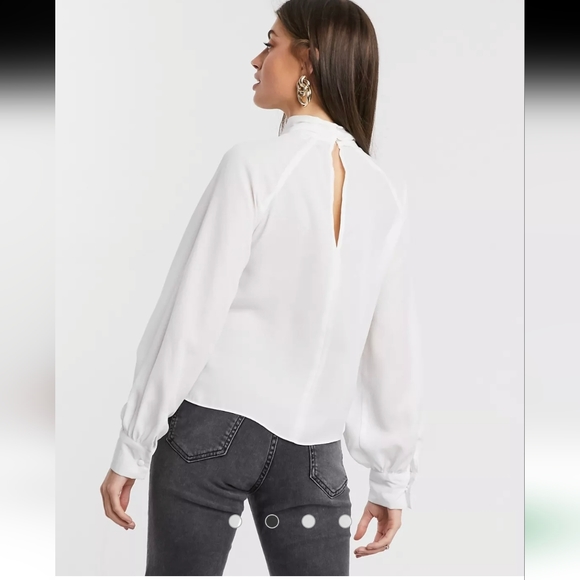 Asos design sleeve top with twist neck detail  new - Picture 10 of 12